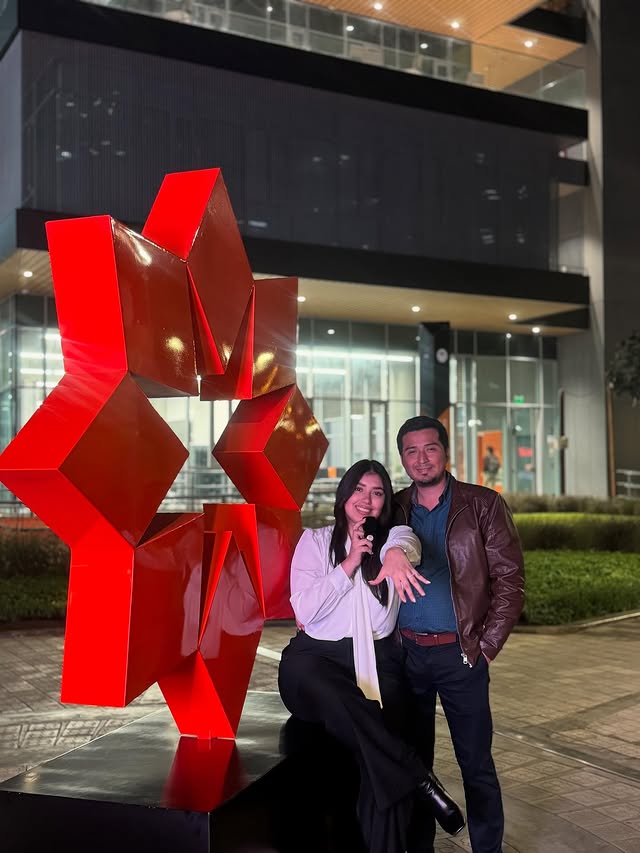Pamela y Eduardo en una salida especial